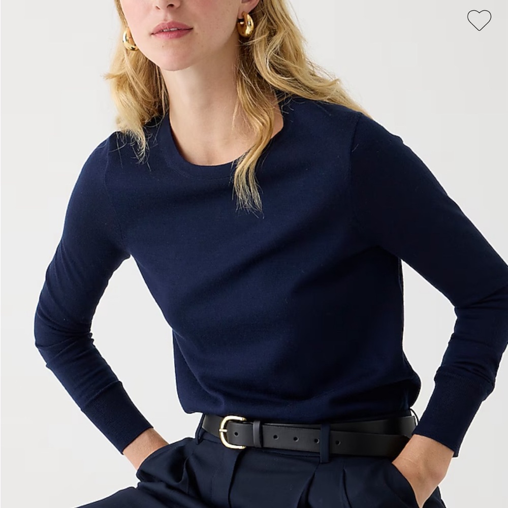 NWT J.Crew Halle crewneck sweater - sz xs 💙💙💙